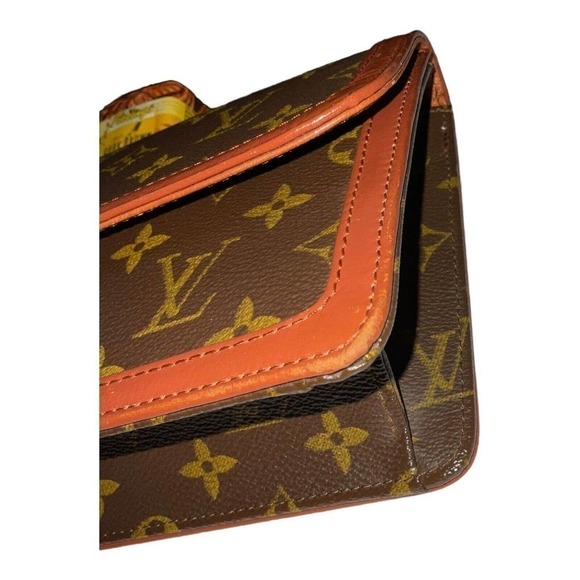 Louis Vuitton Pochette Dame Clutch GM Brown Leather - Picture 5 of 16